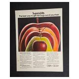 Collection of Vintage 1970s and 1980s Advertising Prints and Annual Report