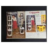 Collection of Vintage 1970s and 1980s Advertising Prints and Annual Report