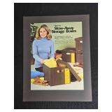 Collection of Vintage 1970s and 1980s Advertising Prints and Annual Report