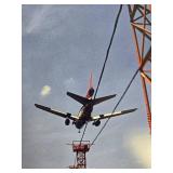 Set of Vintage Aviation Color Photographs Featuring Aircraft and Airport Scenes