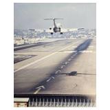 Set of Vintage Aviation Color Photographs Featuring Aircraft and Airport Scenes