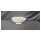 Giovanni Vietri Hand Painted Ceramic Bowl with Grape Motif