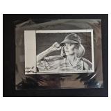 Collection of Vintage Black and White Studio Portraits and Model Comp Card