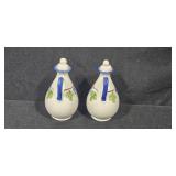 Giovanni Vietri Hand Painted Ceramic Oil and Vinegar Set