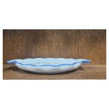 Vintage Giovanni Vietri Hand Painted Ceramic Serving Plate with Handles