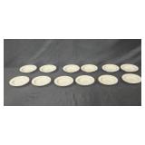 Set of 12 Noritake Sherwin Fine China 6-Inch Fruit Bowls
