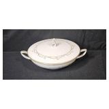 Noritake Sherwin Fine China 9.5 Inch Covered Vegetable Serving Bowl