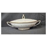 Noritake Sherwin Fine China 9.5 Inch Covered Vegetable Serving Bowl
