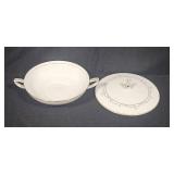 Noritake Sherwin Fine China 9.5 Inch Covered Vegetable Serving Bowl