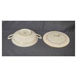 Noritake Sherwin Fine China 9.5 Inch Covered Vegetable Serving Bowl