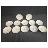 Set of 12 Noritake China Bessie 5788 Fruit & Soup Bowls Japan