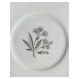 Noritake China Bessie 5788 Teacup and Saucer Set of 12 with Floral Pattern and Quilted Case - display not inc