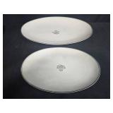 Noritake China Bessie 5788 Serving Platter and Oval Bowl Set