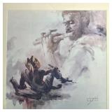 Lenore Beran Signed Framed Print 