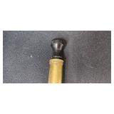 Antique Brass Pump with Wood Handle