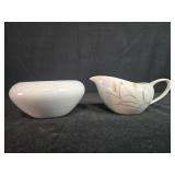 World Wide Harvest Wheat Creamer and Sugar Bowl Set Made in Japan