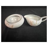 World Wide Harvest Wheat Creamer and Sugar Bowl Set Made in Japan