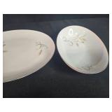 Harvest Wheat Serving Platter and Bowls Set by World Wide Japan