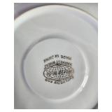 Harvest Wheat Japan World Wide Porcelain Tea Cups and Saucers Set