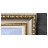 Claude Monet View of Vetheuil 1880 Framed Art Print 25x31 Inches