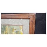 Framed Signed and Numbered Wolf Wildlife Art Print, 211/600