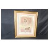 Framed Limited Edition William Marlow Butterfly Print View II 158/300