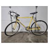 Free Spirit Yellow Road Bicycle with Drop Handlebars