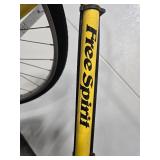 Free Spirit Yellow Road Bicycle with Drop Handlebars