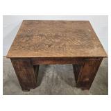 Wooden Desk and Matching Chair Set, 36x24x29 Inches