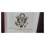 2009 United States Presidential Dollar Coin Set in Display Case