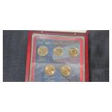 2009 United States Presidential Dollar Coin Set in Display Case