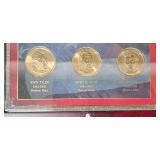 2009 United States Presidential Dollar Coin Set in Display Case