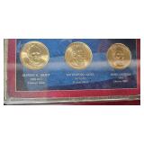 2011 United States Presidential Dollar Coin Set in Display Case