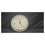 S&N Wall Clock with White Frame