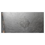 Coin Organizer/Bider w Decorative Compass Charm Binder & 2 Plastic Organizers