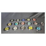 Lot of Vintage 45 RPM Vinyl Records Assorted Artists - Inc Busy-Bee Phonograph Record From Early 1900s