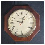 Howard Miller Octagon Wall Clock with Roman Numerals