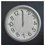 Framed Bird Art Prints by Hinckley and Hansel with Silver Wall Clock