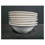 Set of 7 Nikko Verstone BleuFleur 6.5" Soup Bowls Japan Blue Floral - display not inc