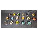 Set of Vintage 45 RPM Vinyl Records Various Artists - Inc Busy-Bee Phonograph Record From Early 1900s