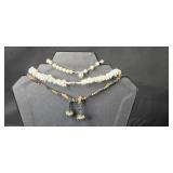 Set of 3 Beaded and Faux Pearl Necklaces - display not inc