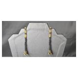 Set of Modern Beaded and Pendant Necklaces