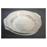 Set of 12 Noritake Cynthia 6666 Japan Floral Rimmed Vegetable Bowls - display not inc