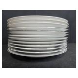 Set of 12 Noritake Cynthia 6666 Dinner Plates Japan Floral Rim