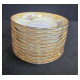 Set of 9 Noritake China Batista 601 Japan 11 Fruit Bowls - display not inc