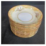 Set of 9 Noritake China Batista 601 Japan 11 Fruit Bowls - display not inc