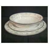 Noritake China 6107 Colburn Pattern Serving Plates and Bowls Set