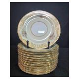 Set of 12 Noritake China Batista Pattern 601 Bread/Dessert Plates - display not inc