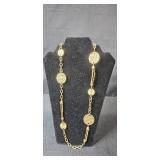 Set of Fashion Necklaces in Gold and Silver Tones - display not inc