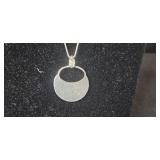 Coldwater Creek Necklace and Earrings Set Mother of Pearl